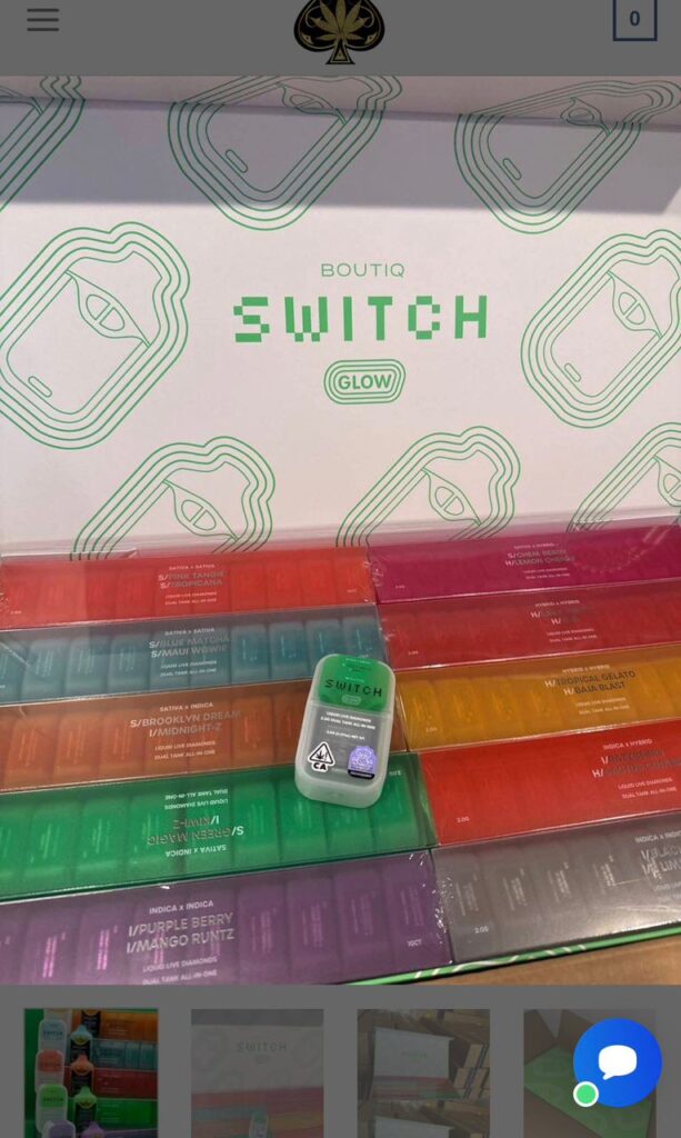 Boutiq Switch 2G Glow